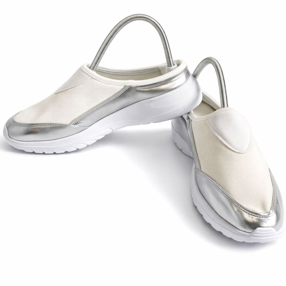 Cushion Walk Memory Foam Slip-Ons Sneakers Womens 8 Moms Walking Shoe Comfort
